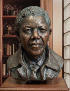 Nelson Mandela Sculpture bust by E. Movileanu | Christ Fountain
